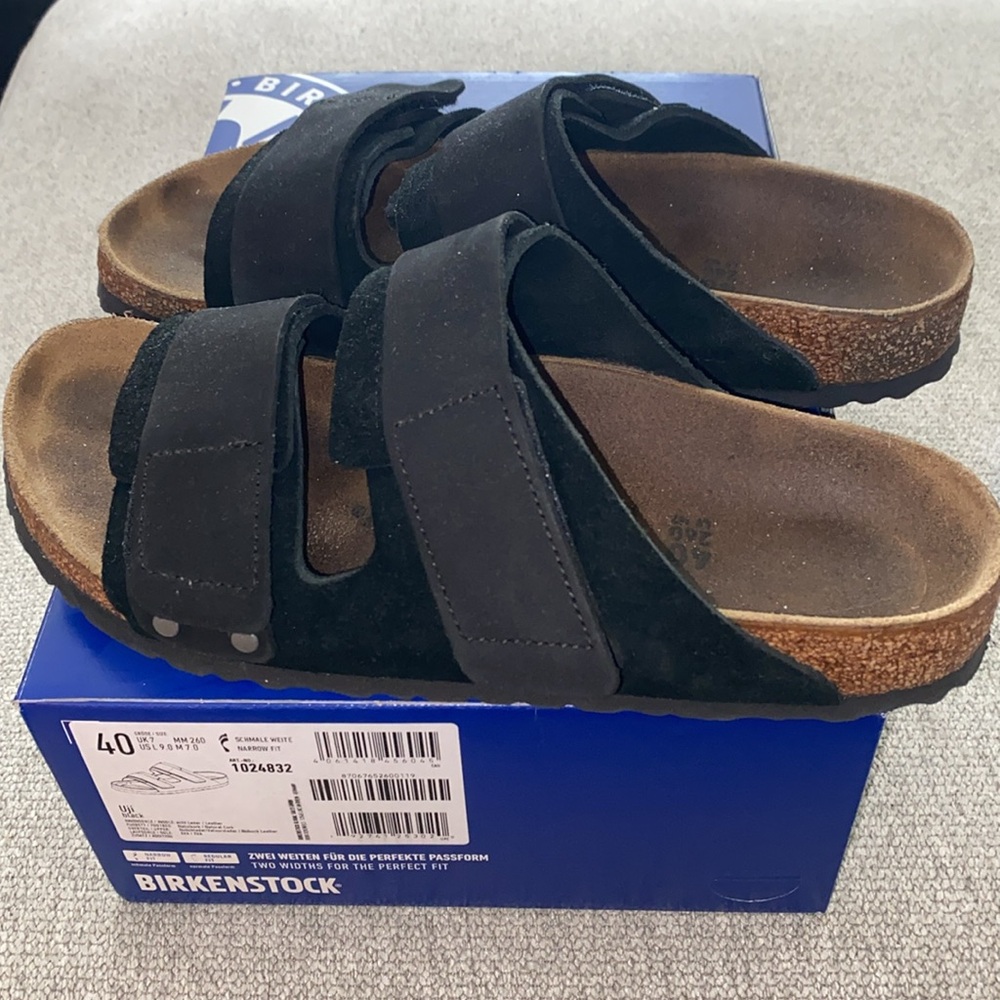 Birkenstock Uji black leather